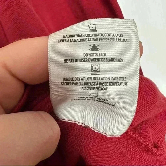 Wind River Turtle Neck Shirt Long Sleeved Red Size Small - Picture 10 of 16